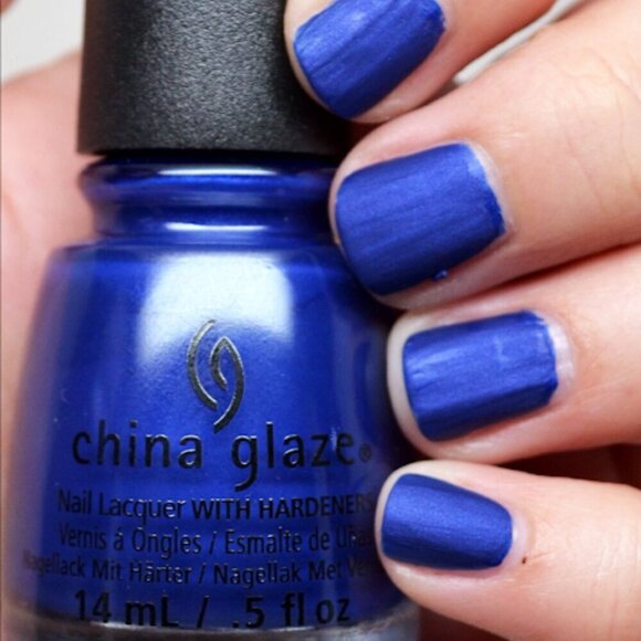 💖3/$15💖 China Glaze Polish 1472 Combat Blue - Picture 3 of 6